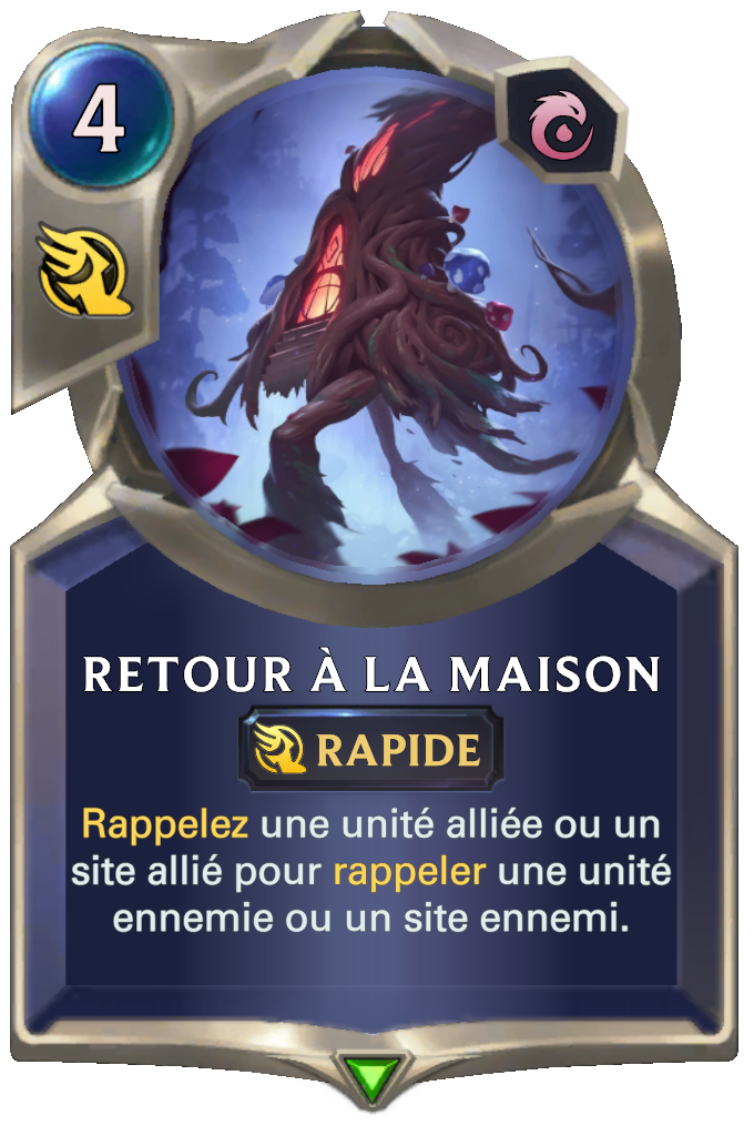 Retour à la maison