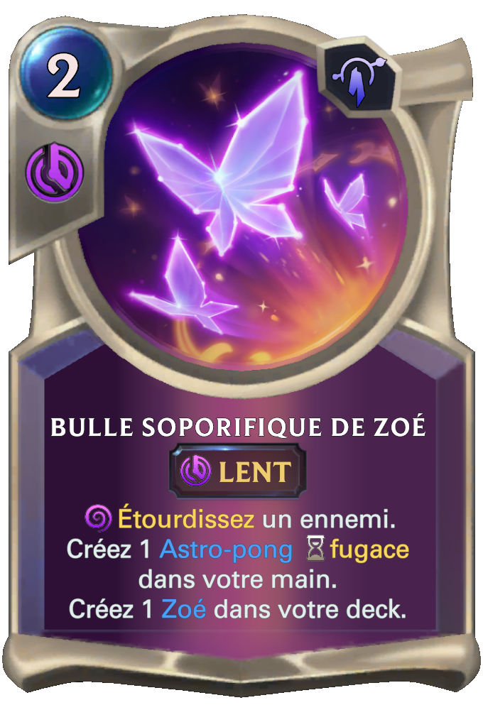 Bulle soporifique de Zoé
