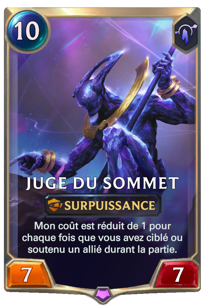 Juge du sommet