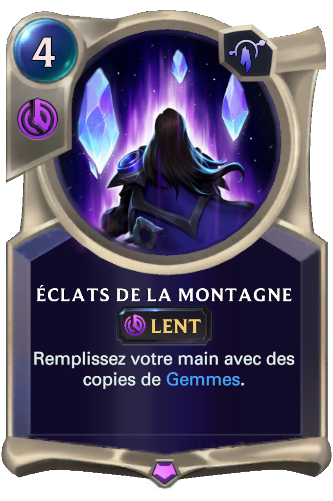 Éclats de la montagne