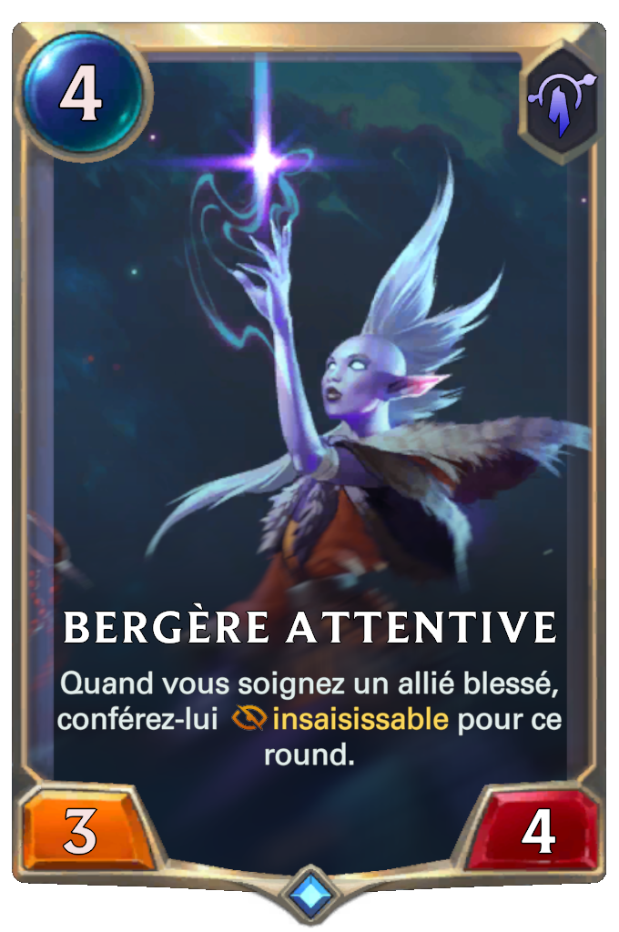 Bergère attentive
