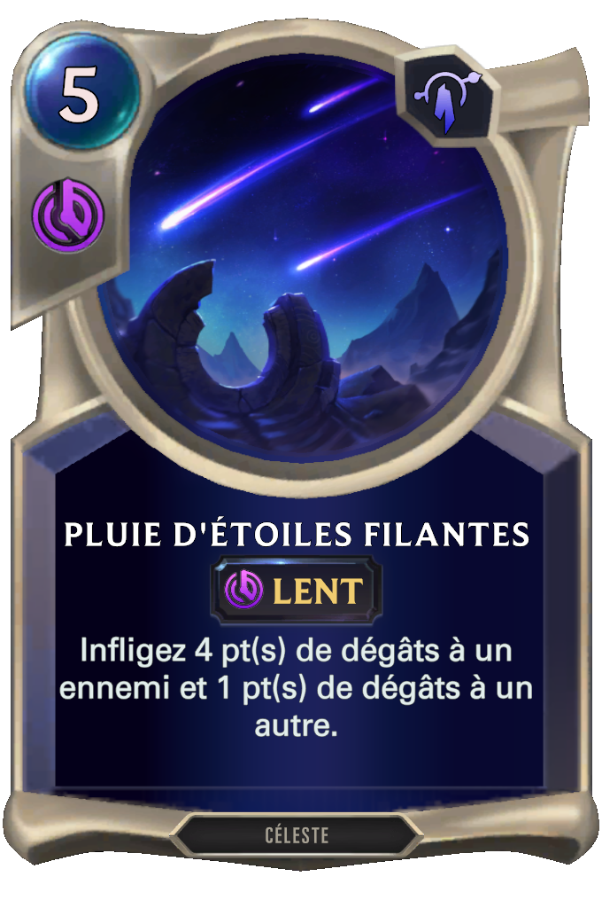 Pluie d'étoiles filantes