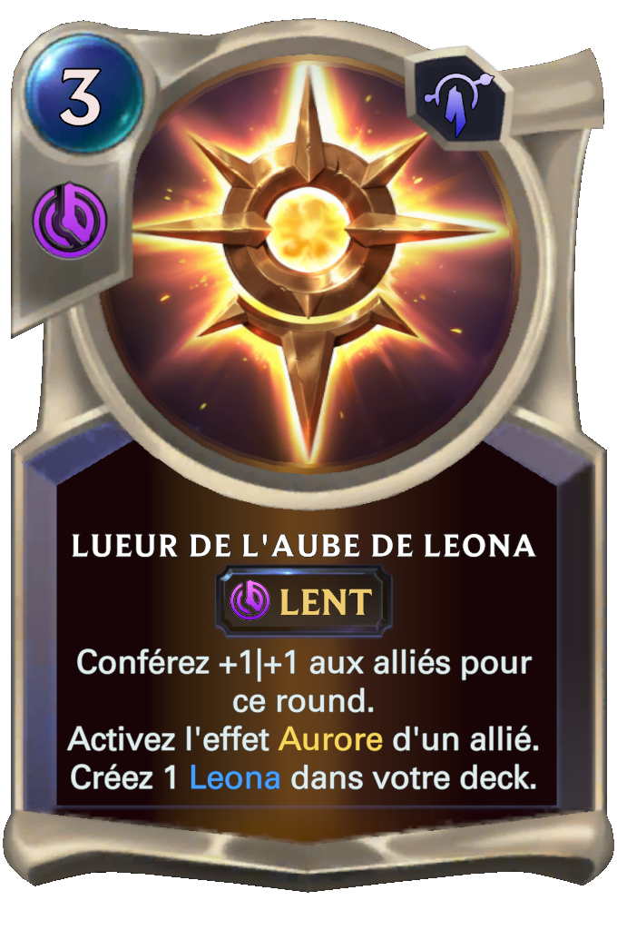 Lueur de l'aube de Leona