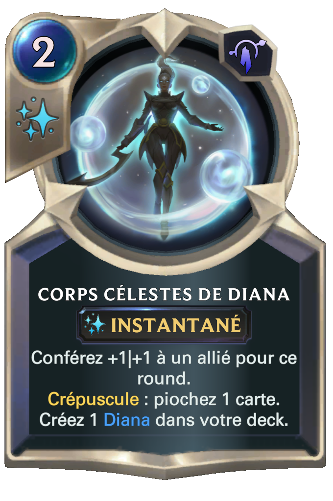 Corps célestes de Diana