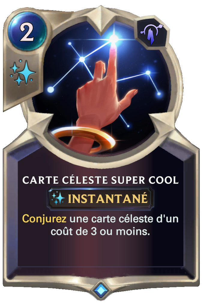 Carte céleste super cool