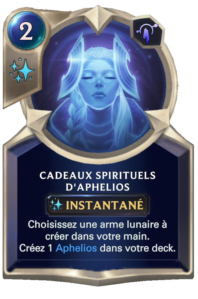 Cadeaux spirituels d'Aphelios