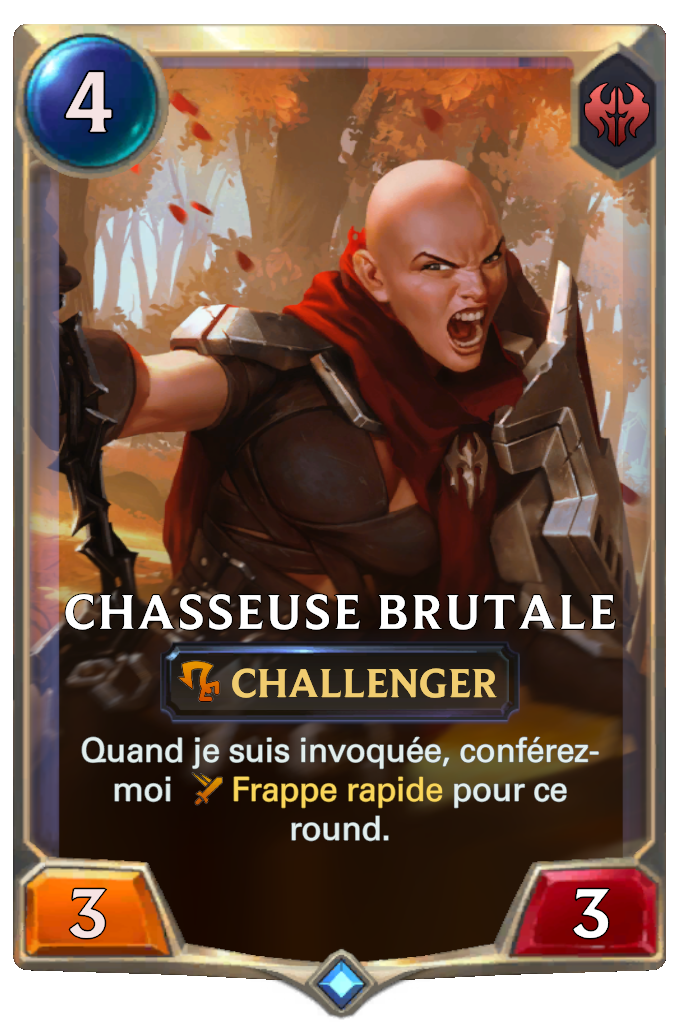 Chasseuse brutale