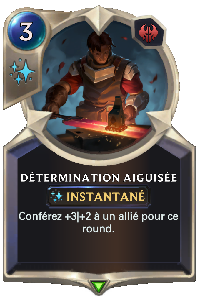 Détermination aiguisée
