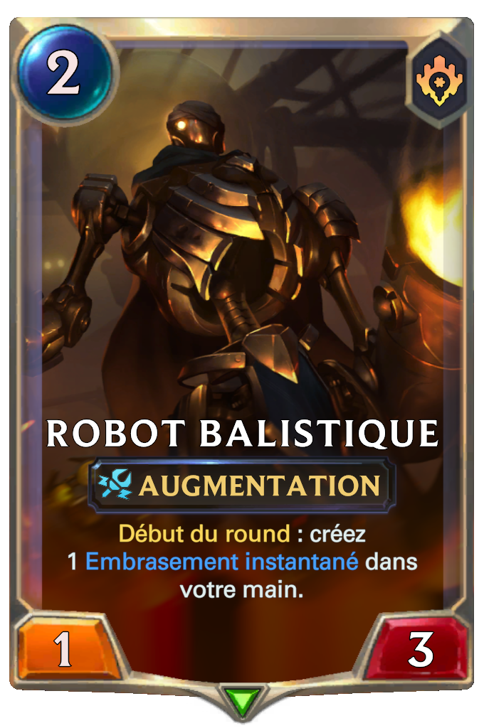 Robot balistique