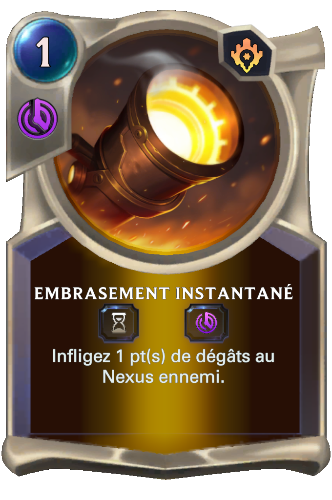 Embrasement instantané