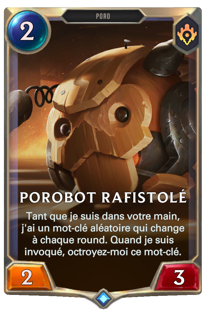 Porobot rafistolé