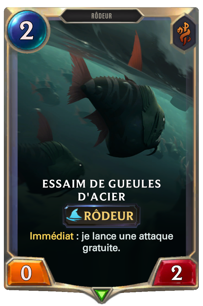 Essaim de gueules d'acier