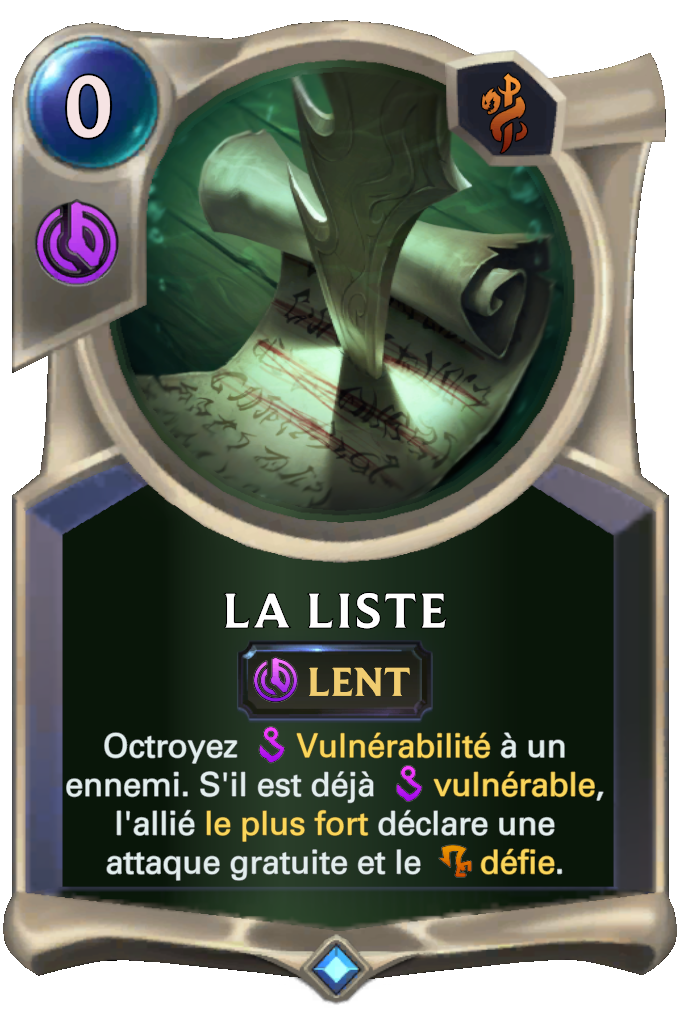 La liste