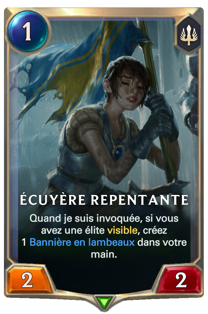 Écuyère repentante