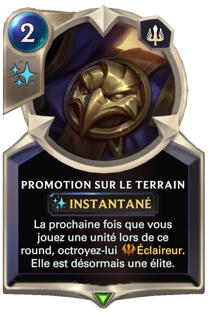 Promotion sur le terrain