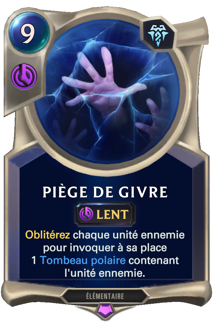 Piège de givre