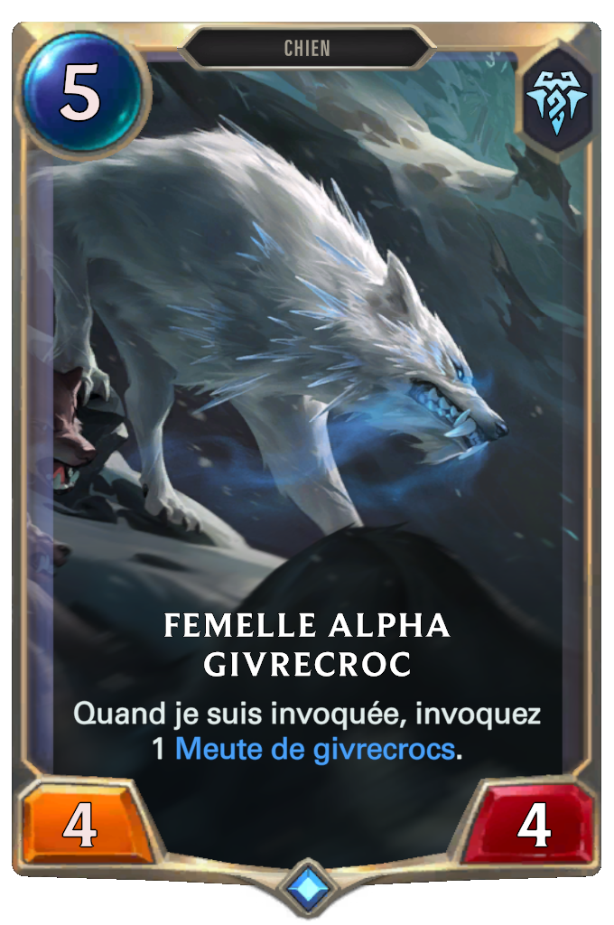 Femelle alpha givrecroc