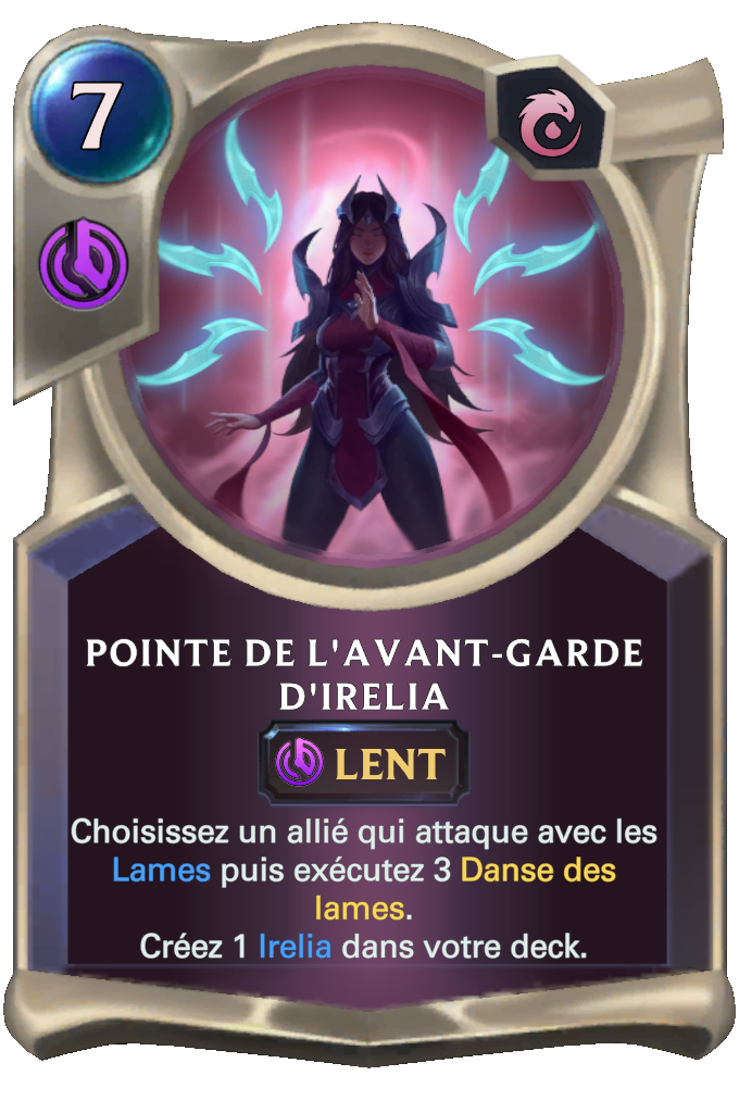 Pointe de l'avant-garde d'Irelia