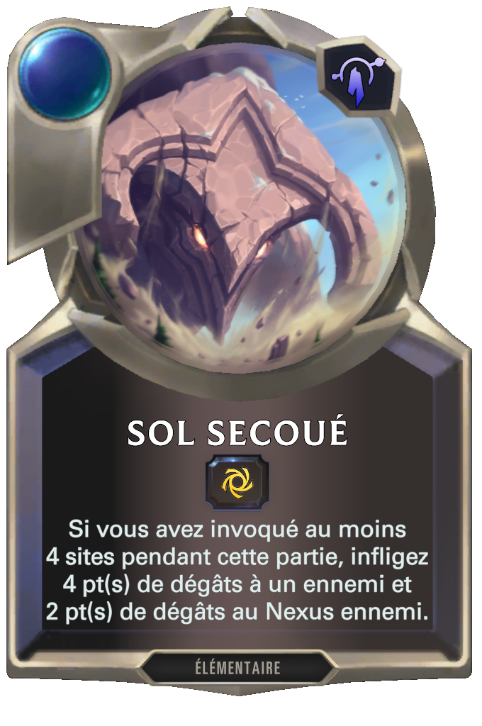 Sol secoué