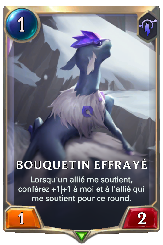Bouquetin effrayé