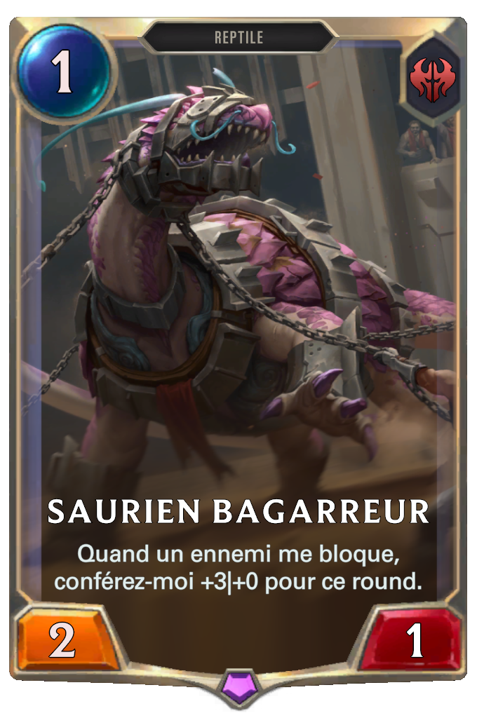 Saurien bagarreur