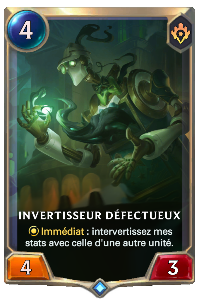 Invertisseur défectueux