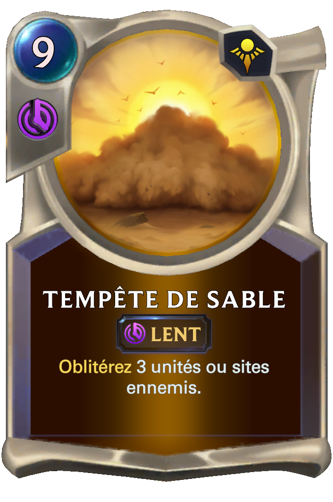 Tempête de sable