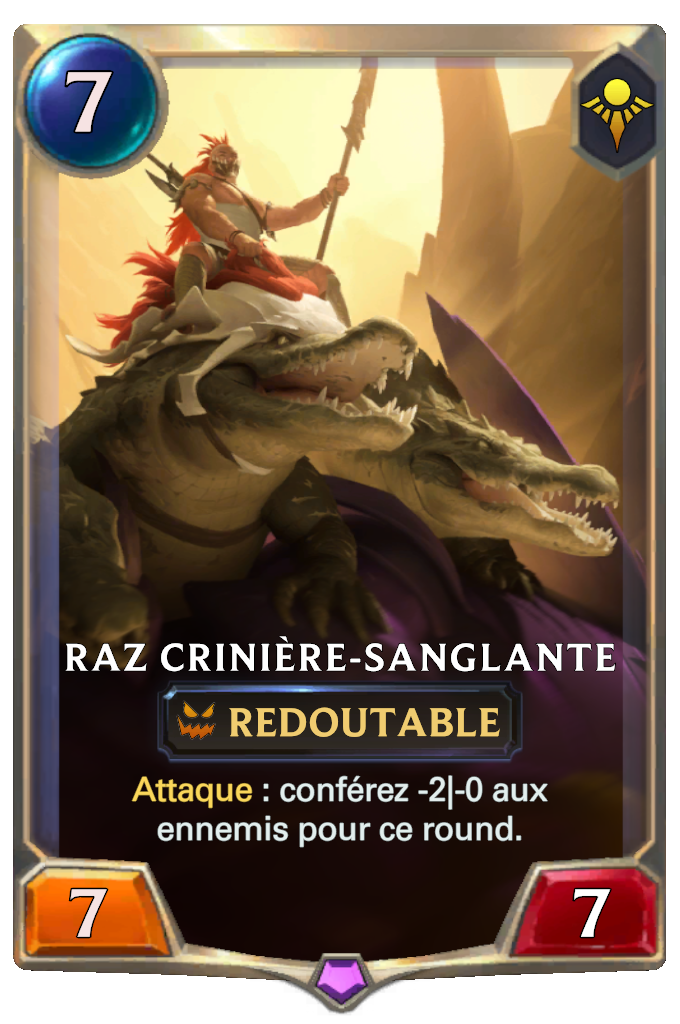 Raz Crinière-sanglante
