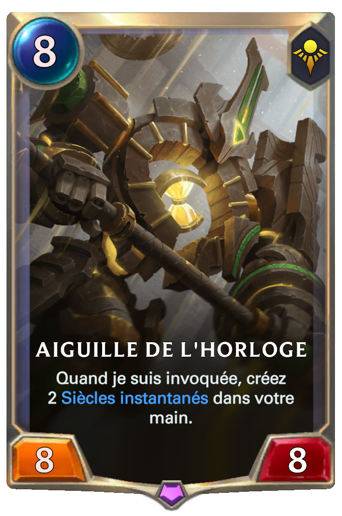 Aiguille de l'horloge