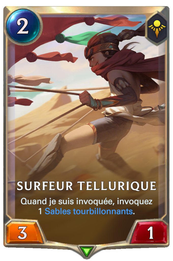Surfeur tellurique