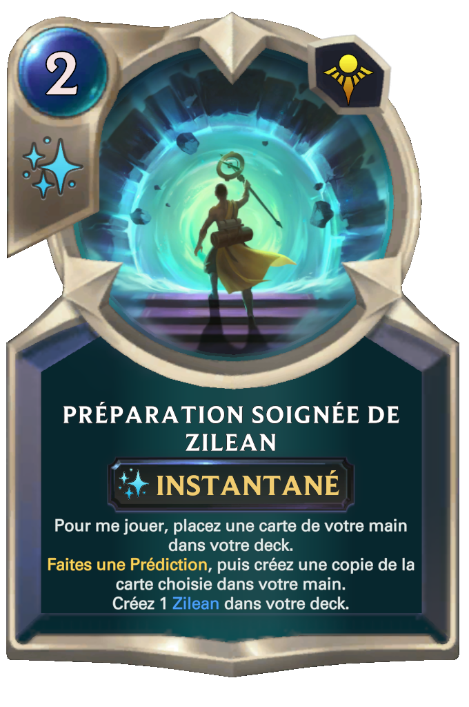Préparation soignée de Zilean