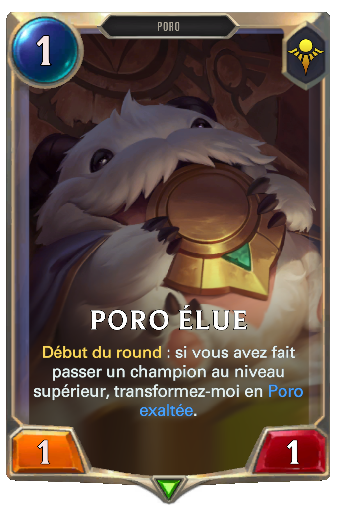 Poro élue