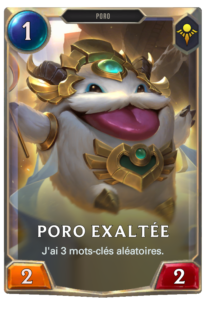 Poro exaltée