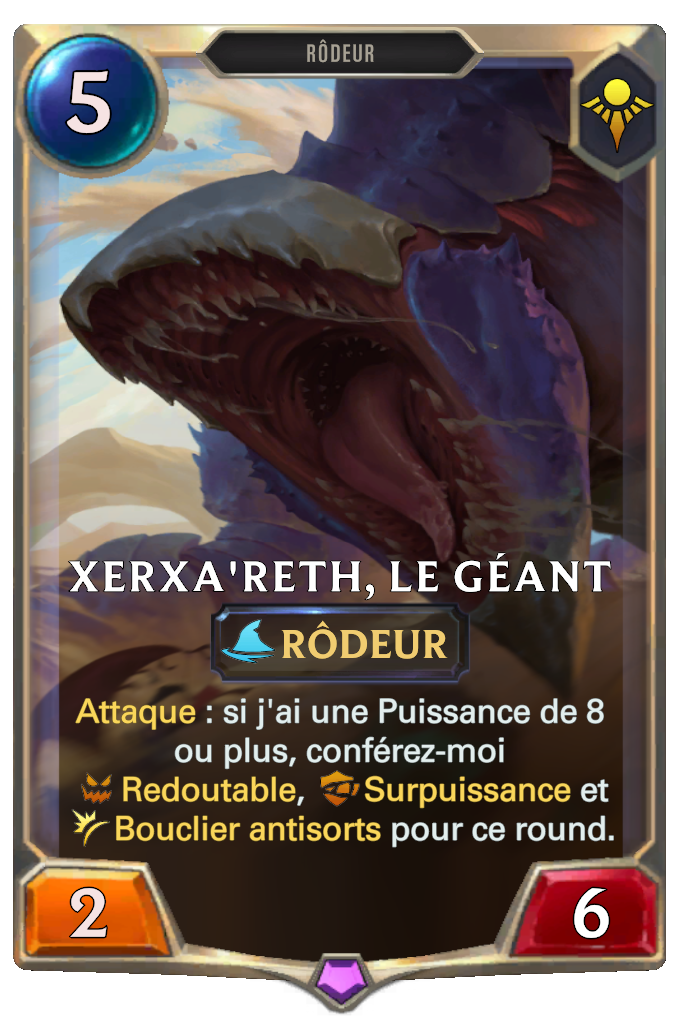 Xerxa'Reth, le Géant