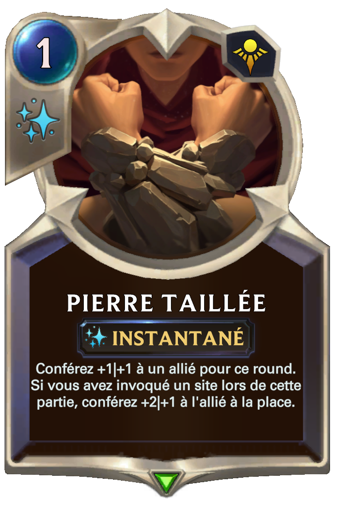 Pierre taillée
