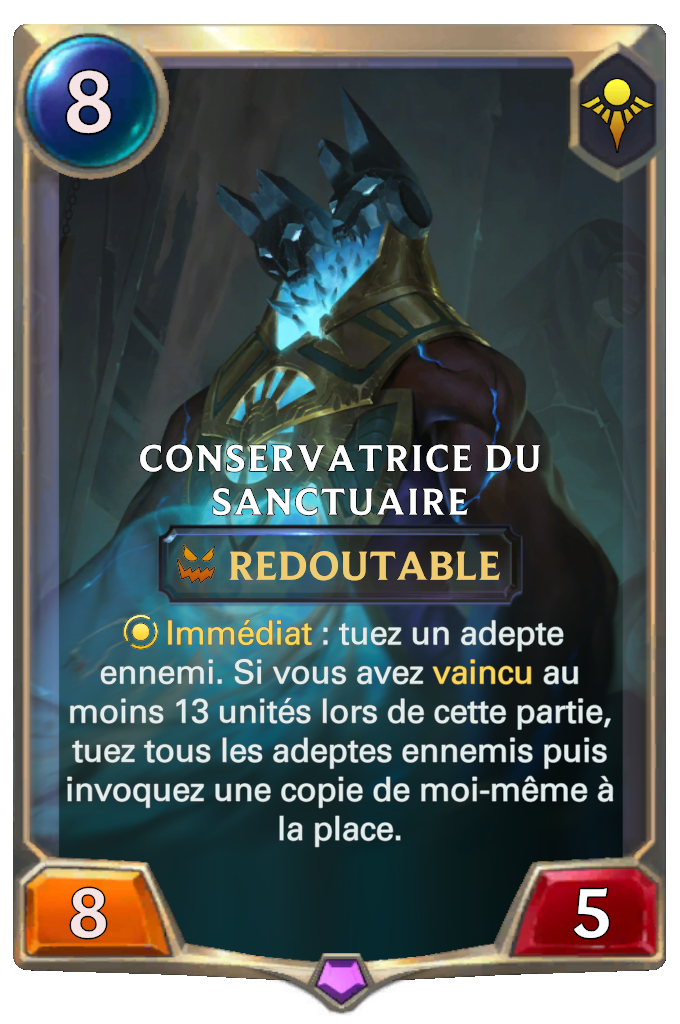 Conservatrice du sanctuaire