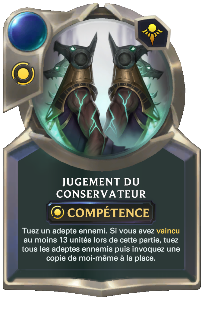 Jugement du Conservateur