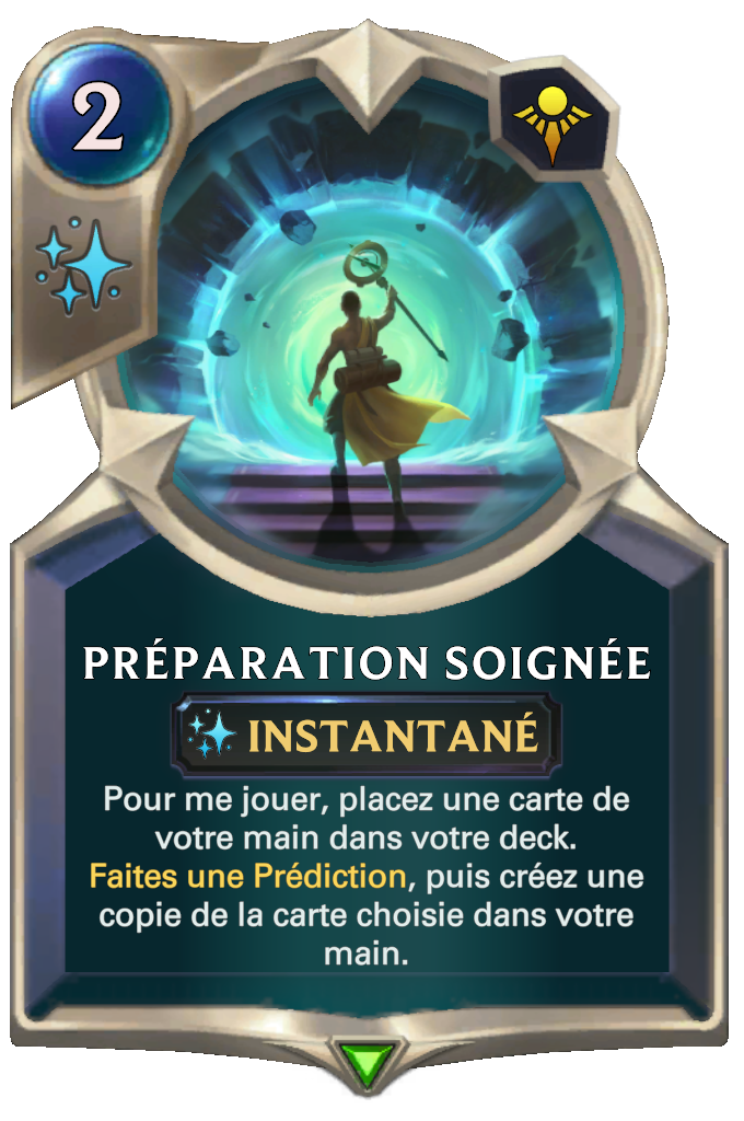 Préparation soignée