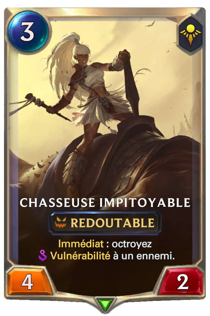 Chasseuse impitoyable