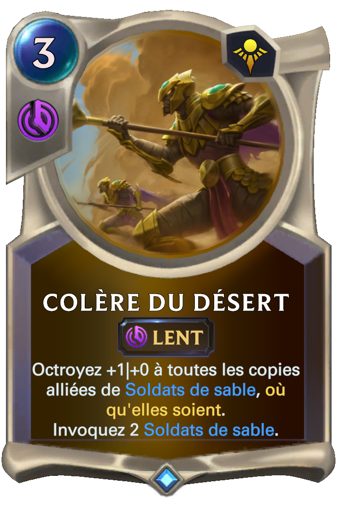 Colère du désert