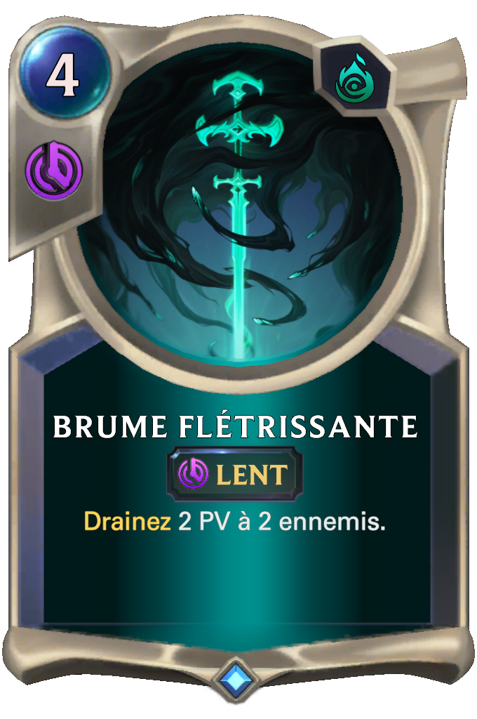 Brume flétrissante