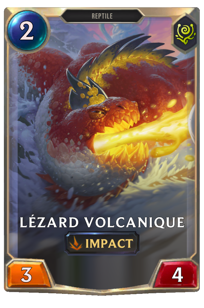 Lézard volcanique