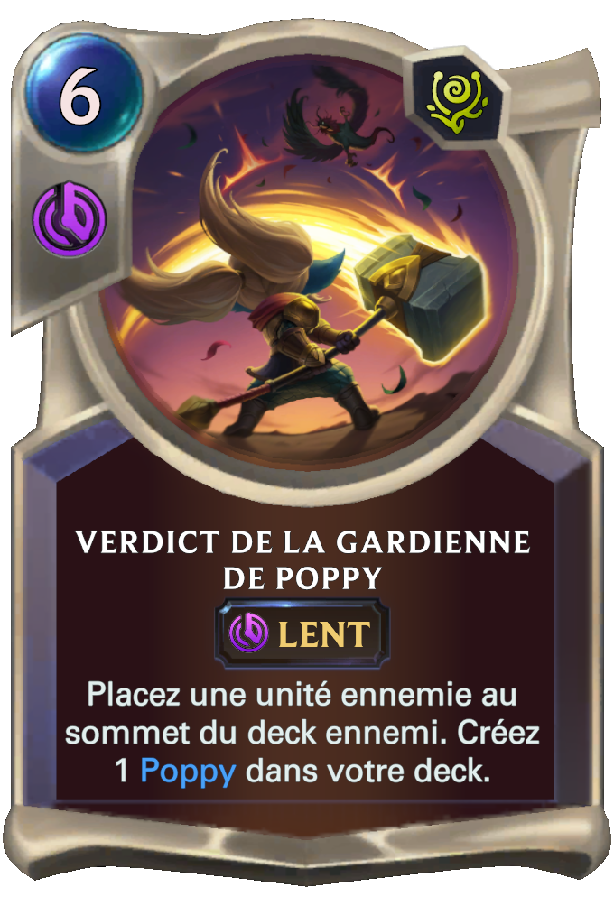 Verdict de la gardienne de Poppy