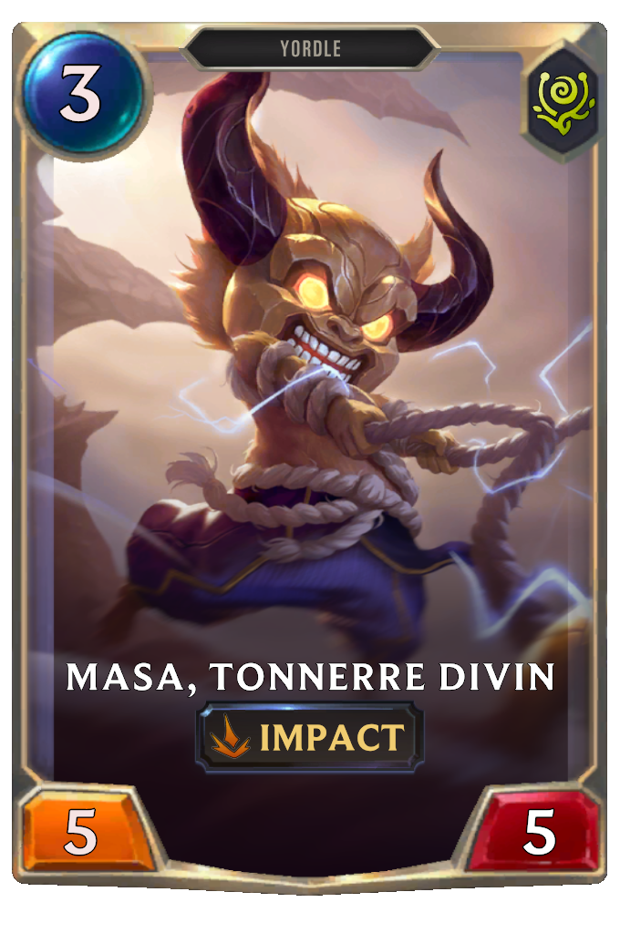Masa, Tonnerre divin