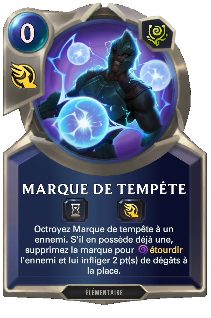 Marque de tempête