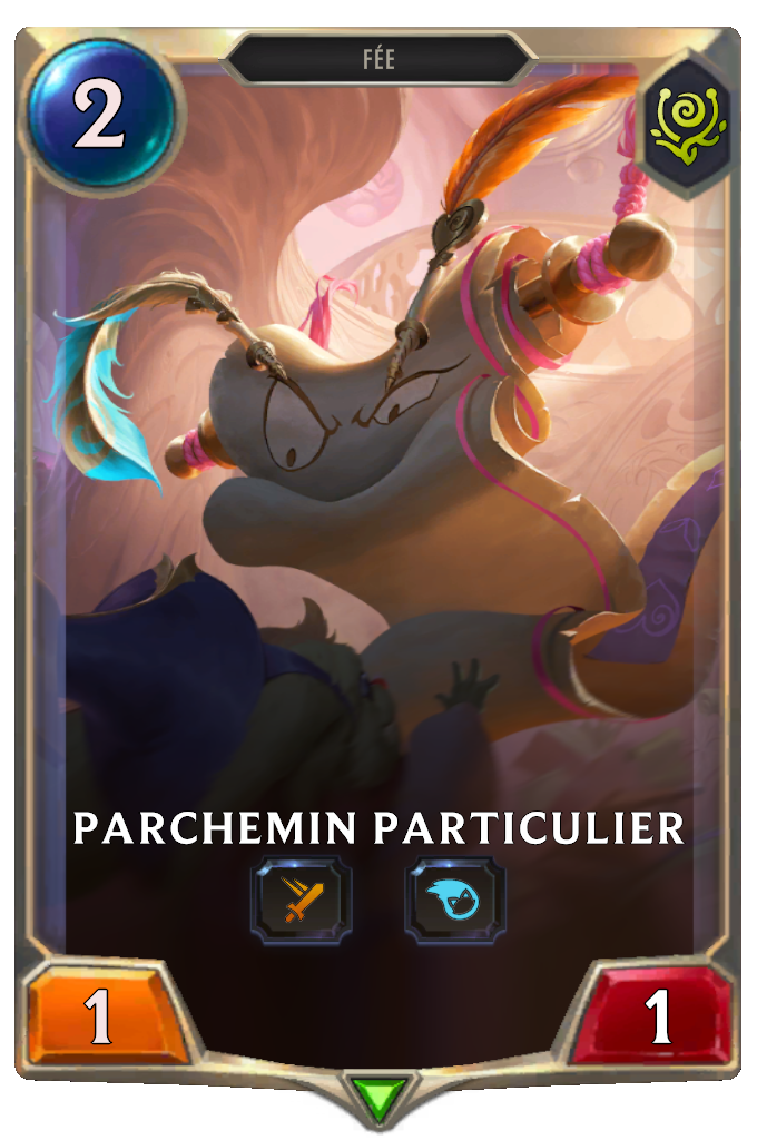 Parchemin particulier