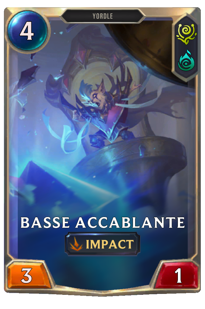 Basse accablante