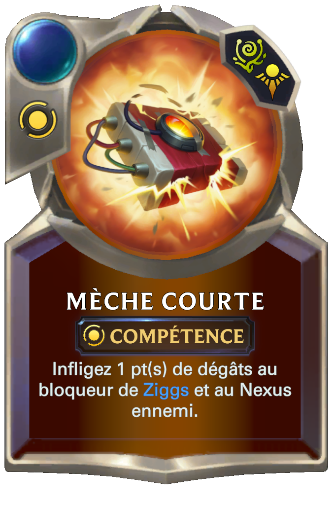 Mèche courte