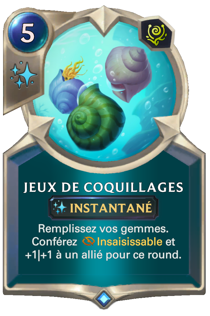 Jeux de coquillages
