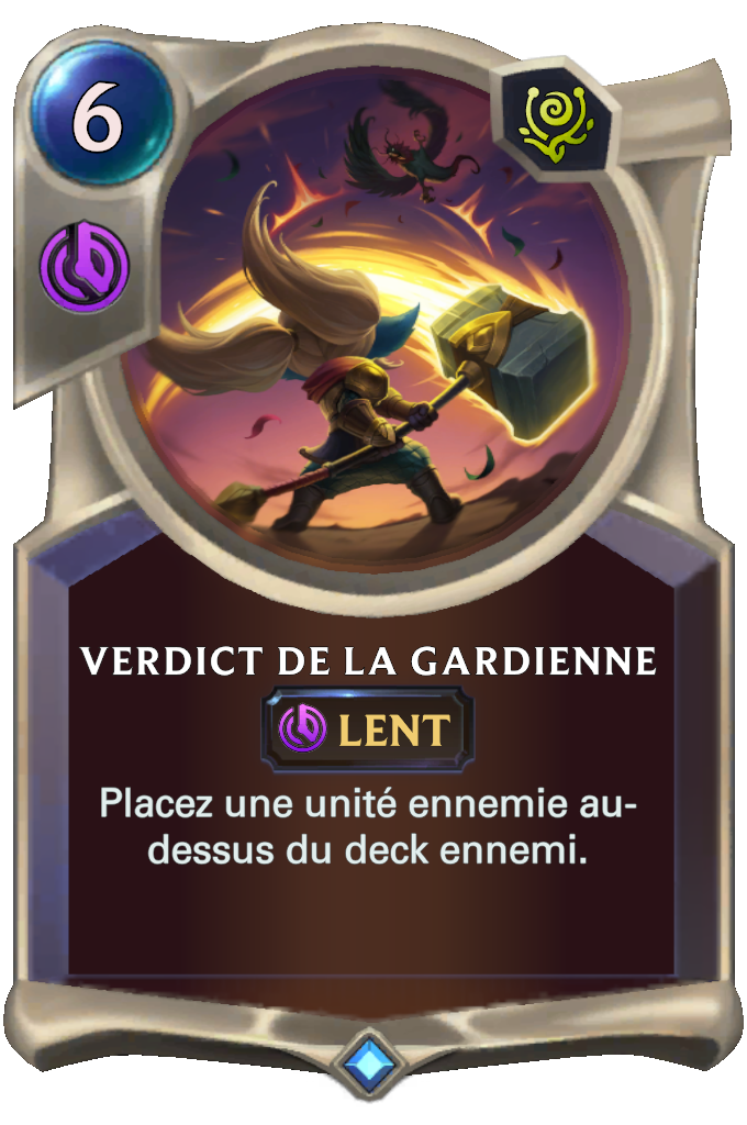 Verdict de la gardienne